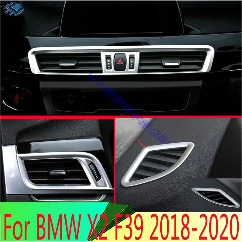 Для BMW X2 F39 2018 2019 2020 ABS хромированная крышка вентиляционного отверстия, отделка приборной панели, рамка, литье, гарнир, акцентный стиль
Для BMW X2 F39 2018 2019 2020 ABS хромированная крышка вентиляционного отверстия, отделка приборной панели, рамка, литье, гарнир, акцентный стиль