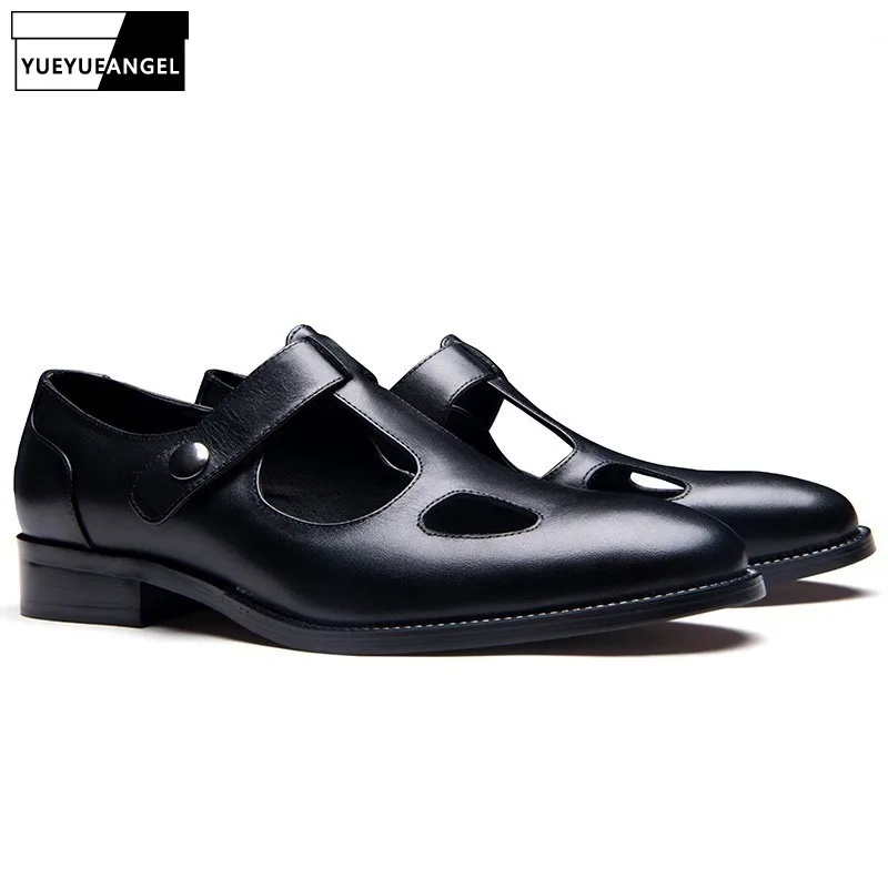 New Mens Summer Sandals 2019 Comfortable Hollow Out Genuine Leather Gladiator Sandals Pointed Toe Breathable Walk Leather Shoes
New Mens Summer Sandals 2019 Comfortable Hollow Out Genuine Leather Gladiator Sandals Pointed Toe Breathable Walk Leather Shoes