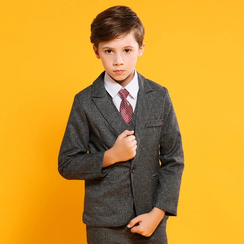 Flower Boys Jacket+Vest Pants Bowtie 4pcs Wedding Suit Europe Kids Birthday Dress Children dance show Party Costume
Flower Boys Jacket+Vest Pants Bowtie 4pcs Wedding Suit Europe Kids Birthday Dress Children dance show Party Costume