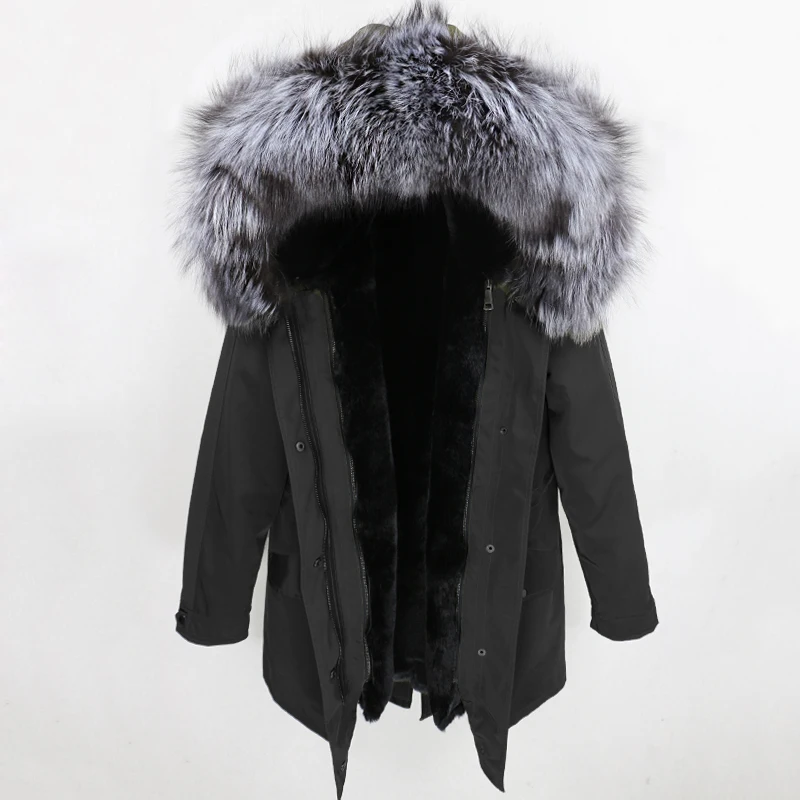 2020 Waterproof Real Fur Coat Winter Jacket Women Long Parka Natural Fox Fur Collar Hood Thick Warm Outerwear Streetwear Luxury
2020 Waterproof Real Fur Coat Winter Jacket Women Long Parka Natural Fox Fur Collar Hood Thick Warm Outerwear Streetwear Luxury