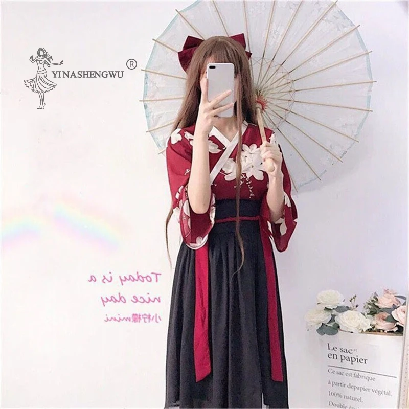 Kimonos Floral Japanese Style Kawaii Girls Yukata Summer Top Skirts Outfits Women Vintage Party Dress Haori Robe Asian Clothes
Kimonos Floral Japanese Style Kawaii Girls Yukata Summer Top Skirts Outfits Women Vintage Party Dress Haori Robe Asian Clothes