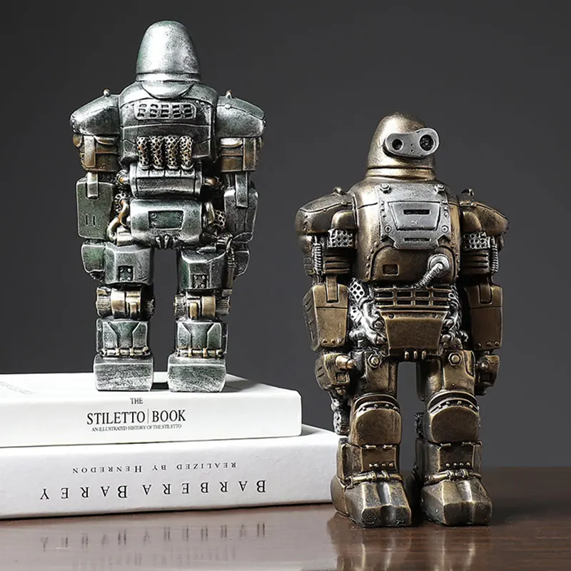 Retro Robot Ornaments Wine Cabinet Desk Decoration Small Robots Model Nostalgic Toys Home Decor Handmade Resin Crafts Gifts
Retro Robot Ornaments Wine Cabinet Desk Decoration Small Robots Model Nostalgic Toys Home Decor Handmade Resin Crafts Gifts