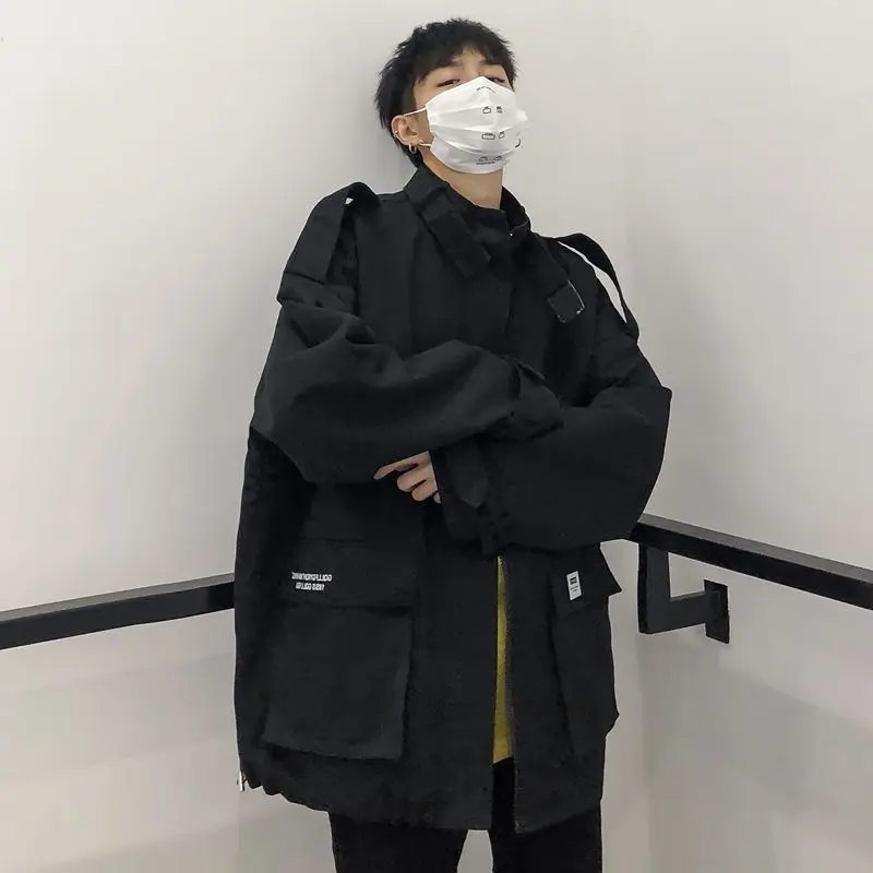 2022 autumn jacket men women High Street Hong Kong style punk baseball uniform prepy all-match Korean trend cool bomber
2022 autumn jacket men women High Street Hong Kong style punk baseball uniform prepy all-match Korean trend cool bomber