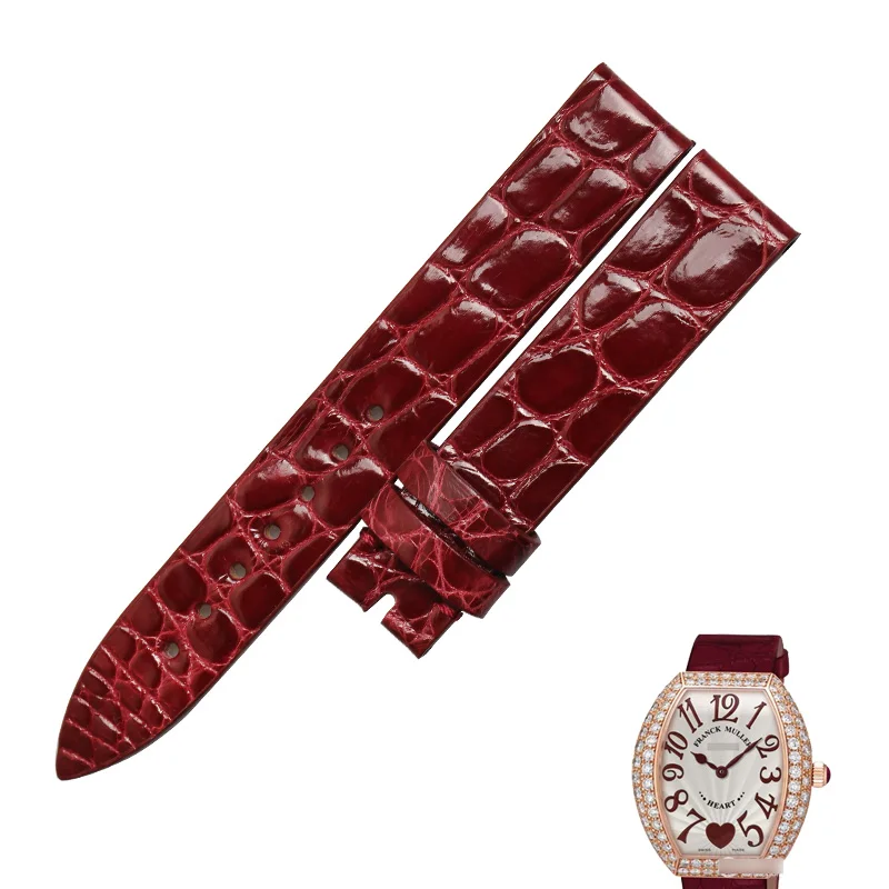 wentula watchnbands for FM 5002MQZ alligator skin /crocodile grain leather strap
wentula watchnbands for FM 5002MQZ alligator skin /crocodile grain leather strap