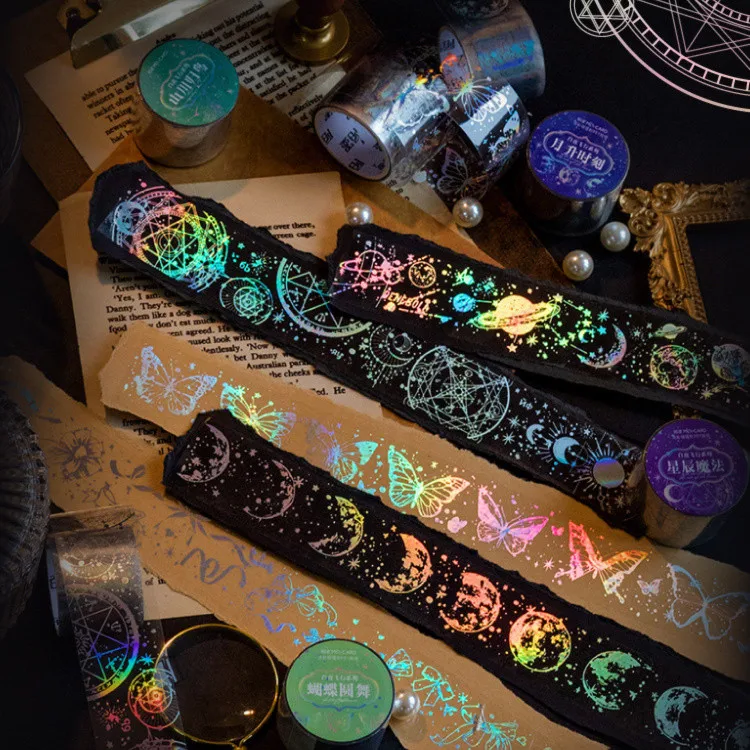 Universe Series Transparent Washi Tape Japanese PET Stickers Scrapbooking Adhesive Gilding Washi Tape Stationery
Universe Series Transparent Washi Tape Japanese PET Stickers Scrapbooking Adhesive Gilding Washi Tape Stationery