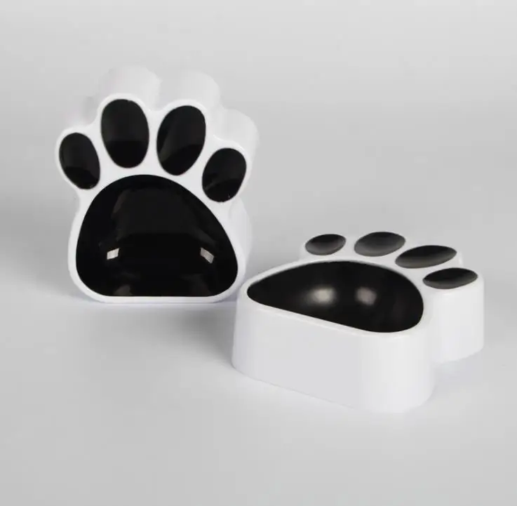 Puppy Cat Paw Footprint Food Water Bowl Pet Plastic Universal Black Feeder Basin Single Dog Bowls SN1686
Puppy Cat Paw Footprint Food Water Bowl Pet Plastic Universal Black Feeder Basin Single Dog Bowls SN1686