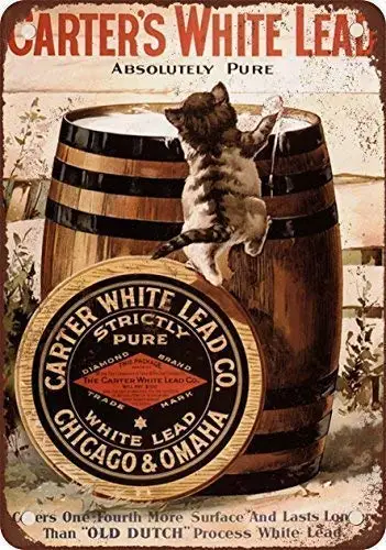 Tin Sign New Aluminum Metal 1910 Carter Blanco de la pintura con Plomo Sign Retro 11.8 x 7.8 Inch
Tin Sign New Aluminum Metal 1910 Carter Blanco de la pintura con Plomo Sign Retro 11.8 x 7.8 Inch