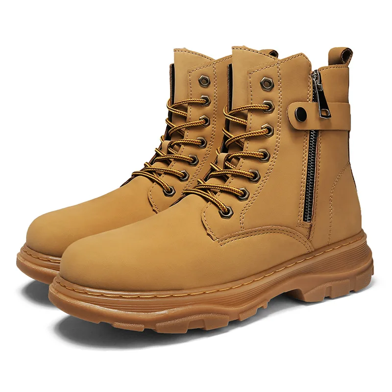 Nice Autumn High Hot Nice Boots For Men Ankle Boots Pop PU Leather Motorcycle Boots Retro Nice Round Toe Lace-up Men Shoes
Nice Autumn High Hot Nice Boots For Men Ankle Boots Pop PU Leather Motorcycle Boots Retro Nice Round Toe Lace-up Men Shoes