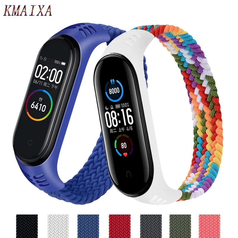 Браслет для Mi band 5 6, нейлоновый Плетеный соло-браслет, ремешок для Miband4 Miband5, браслет для xiaomi Mi band 7 3
Браслет для Mi band 5 6, нейлоновый Плетеный соло-браслет, ремешок для Miband4 Miband5, браслет для xiaomi Mi band 7 3
