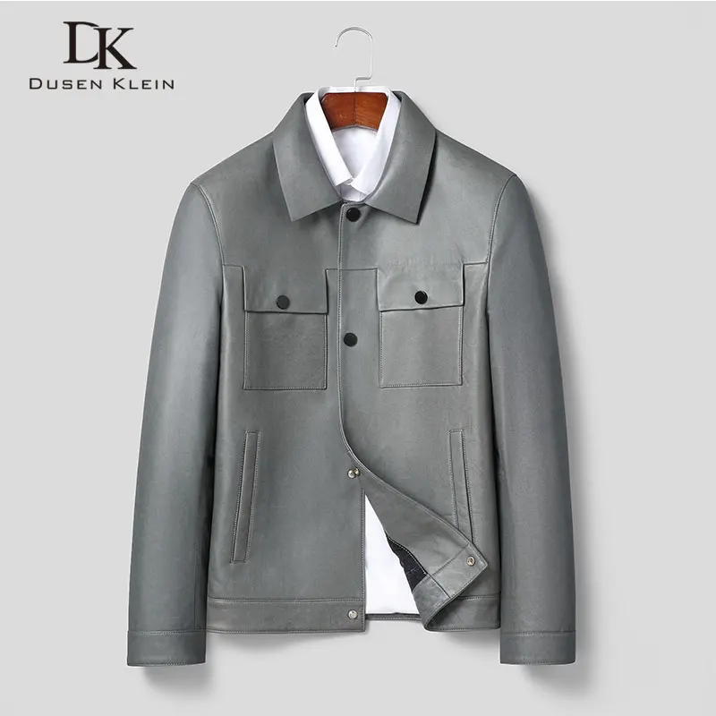 Men Genuine Leather Jacket Real Sheepskin Jackets Casual Grey Pockets Autumn New Jacket for Man L2062
Men Genuine Leather Jacket Real Sheepskin Jackets Casual Grey Pockets Autumn New Jacket for Man L2062