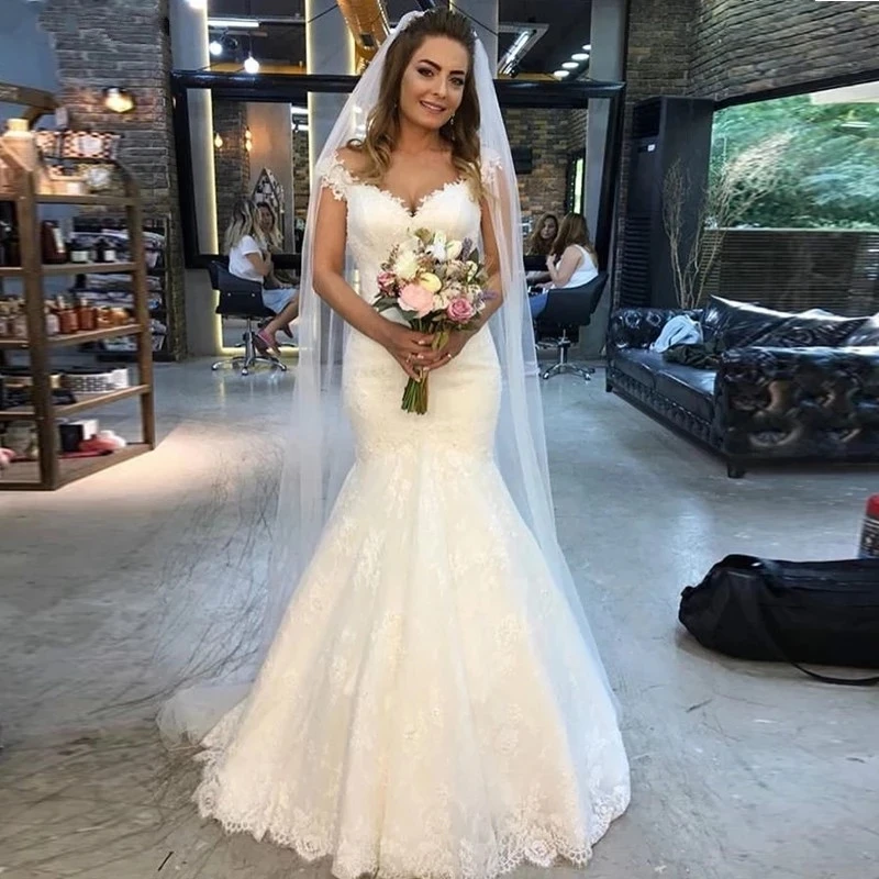 ANGELSBRIDEP Straps Sweetheart Mermaid Wedding Dresses Vestido De Noiva Fashion High Quality Lace Elegant Formal Bride Dress Hot
ANGELSBRIDEP Straps Sweetheart Mermaid Wedding Dresses Vestido De Noiva Fashion High Quality Lace Elegant Formal Bride Dress Hot