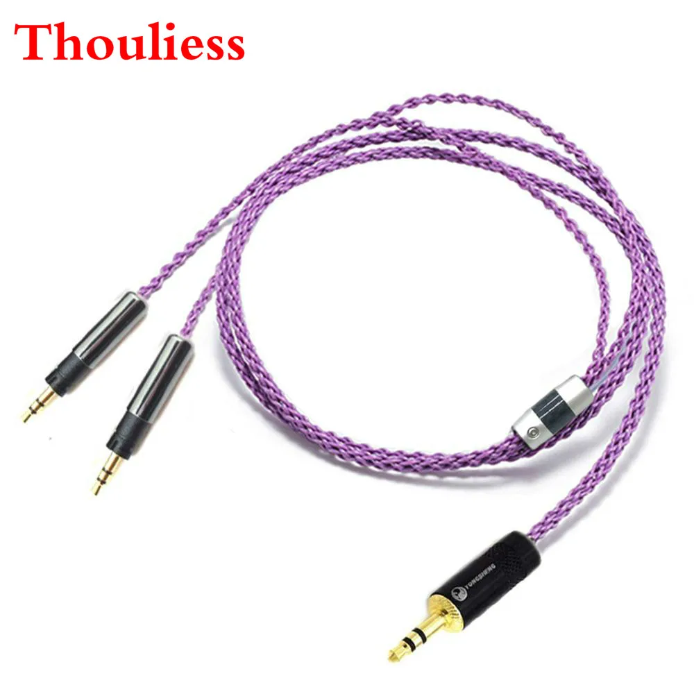 Thouliess HIFI 1/4 6,35 мм TRS 3,5 мм стерео 8 ядер 7N OCC посеребренный R70X обновленный кабель для наушников ATH-R70X R70X
Thouliess HIFI 1/4 6,35 мм TRS 3,5 мм стерео 8 ядер 7N OCC посеребренный R70X обновленный кабель для наушников ATH-R70X R70X