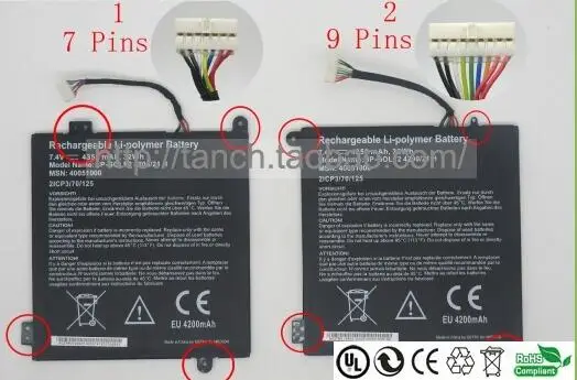 New Genuine Battery for ACER aspire one cloudbook 11A01-13 21CP4/70/125, 2ICP3/70/125, 40051000, BP-GOLF2, BP-GOLF2 7.4V 4350mAh
New Genuine Battery for ACER aspire one cloudbook 11A01-13 21CP4/70/125, 2ICP3/70/125, 40051000, BP-GOLF2, BP-GOLF2 7.4V 4350mAh
