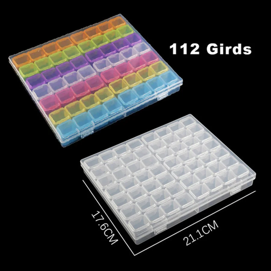 5D DIY Diamond Painting 56/28 GridsDrill Box Jewelry Box Rhinestone Embroidery Crystal Bead Organizer Storage Case Container
5D DIY Diamond Painting 56/28 GridsDrill Box Jewelry Box Rhinestone Embroidery Crystal Bead Organizer Storage Case Container