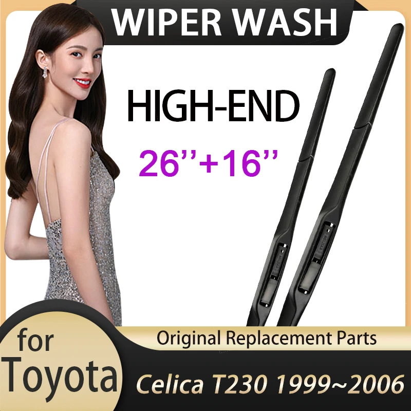 for Toyota Celica T230 1999~2006 Windscreen Windshield Wipers Car Wiper Blade Car Accessories 2000 2001 2002 2003 2004 2005
for Toyota Celica T230 1999~2006 Windscreen Windshield Wipers Car Wiper Blade Car Accessories 2000 2001 2002 2003 2004 2005