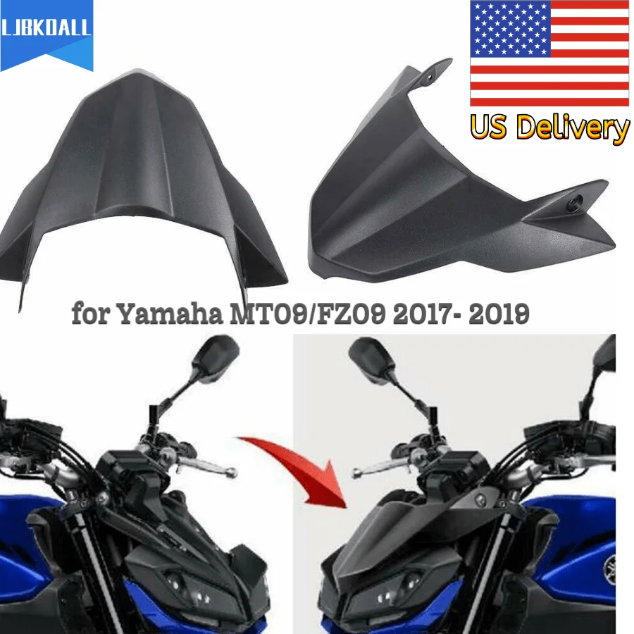 For Yamaha MT09 FZ09 2017-2019 Motorcycle Front Fly Screen Windscreen Beak Cowl Protector 2017 2018 2019 Motorbikes Accessories
For Yamaha MT09 FZ09 2017-2019 Motorcycle Front Fly Screen Windscreen Beak Cowl Protector 2017 2018 2019 Motorbikes Accessories