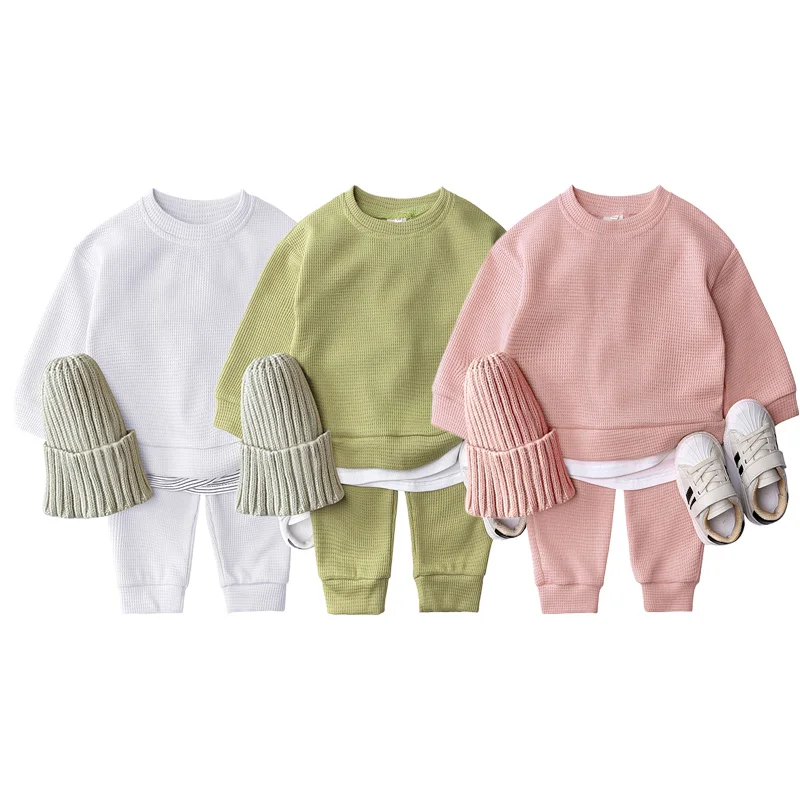 Korean Knitting Loose Baby Clothing sets Tracksuits for Girls Sets Cotton Pullovers Tops+Pants Clothes for Boys Newborn Outfits
Korean Knitting Loose Baby Clothing sets Tracksuits for Girls Sets Cotton Pullovers Tops+Pants Clothes for Boys Newborn Outfits