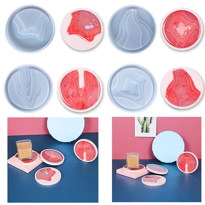 DIY Mirror Silicone Mold Round Island Cup Pad Disc Table Tray Molds Beach Coastline Mats Home Decoration Art Mould For Resin
DIY Mirror Silicone Mold Round Island Cup Pad Disc Table Tray Molds Beach Coastline Mats Home Decoration Art Mould For Resin
