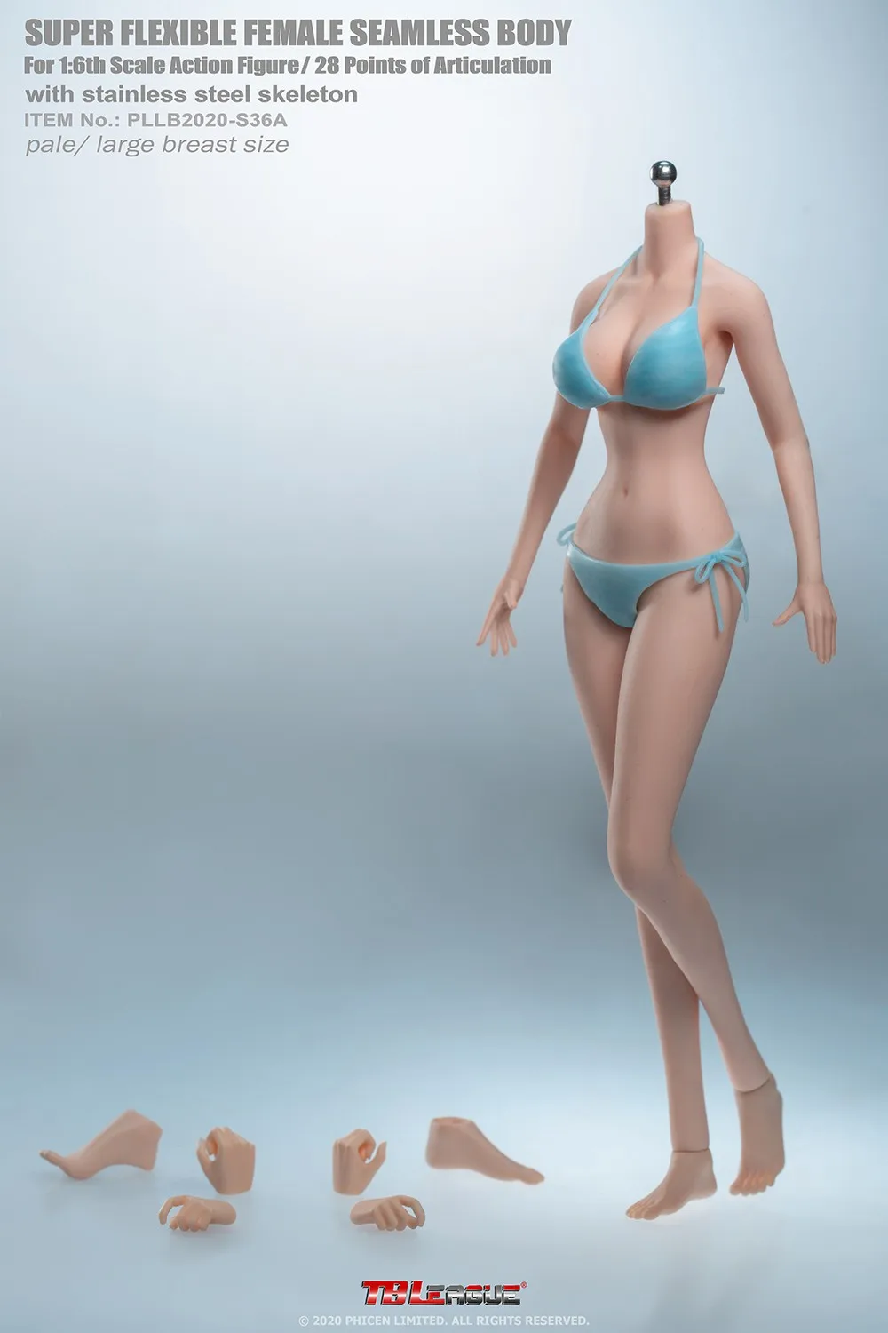 TBLeague 1/6 steel bone encapsulated PLLB2020-S36A two-dimensional female body white muscle sexy model female soldiers can move
TBLeague 1/6 steel bone encapsulated PLLB2020-S36A two-dimensional female body white muscle sexy model female soldiers can move
