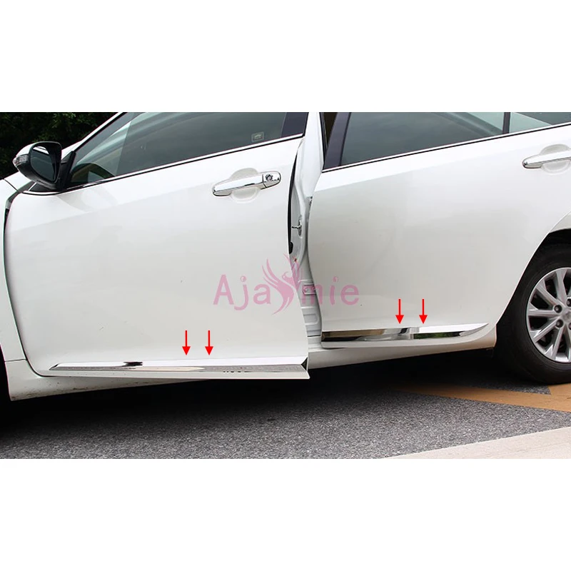 For Toyota Camry 2012 2013 2014 2015 2016 2017 Body Side Garnish Door Bumper Guard Plate Trim Kits Chrome Accessories
For Toyota Camry 2012 2013 2014 2015 2016 2017 Body Side Garnish Door Bumper Guard Plate Trim Kits Chrome Accessories