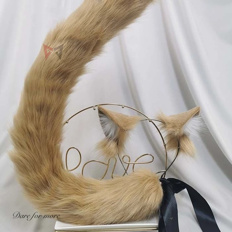 New Nekopara Cat Ears Hairhoop Tail Set For Cosplay Costume Accessories Handmade Work Headwear Headband
New Nekopara Cat Ears Hairhoop Tail Set For Cosplay Costume Accessories Handmade Work Headwear Headband