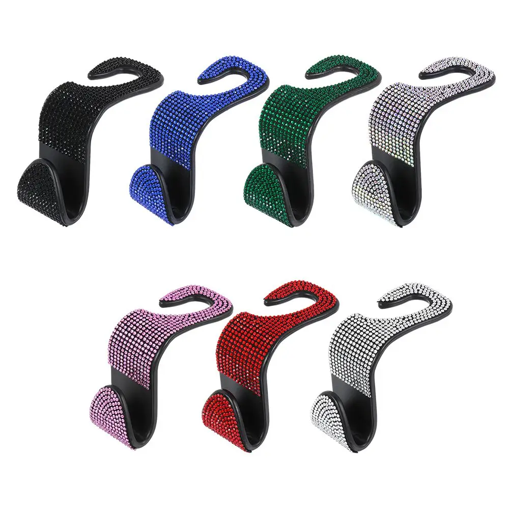 Interior Vehicle Organizer Clips Shiny Rhinestone Diamond Headrest Hanger Bag Grocery Holder Mount Car Seat Back Hook
Interior Vehicle Organizer Clips Shiny Rhinestone Diamond Headrest Hanger Bag Grocery Holder Mount Car Seat Back Hook