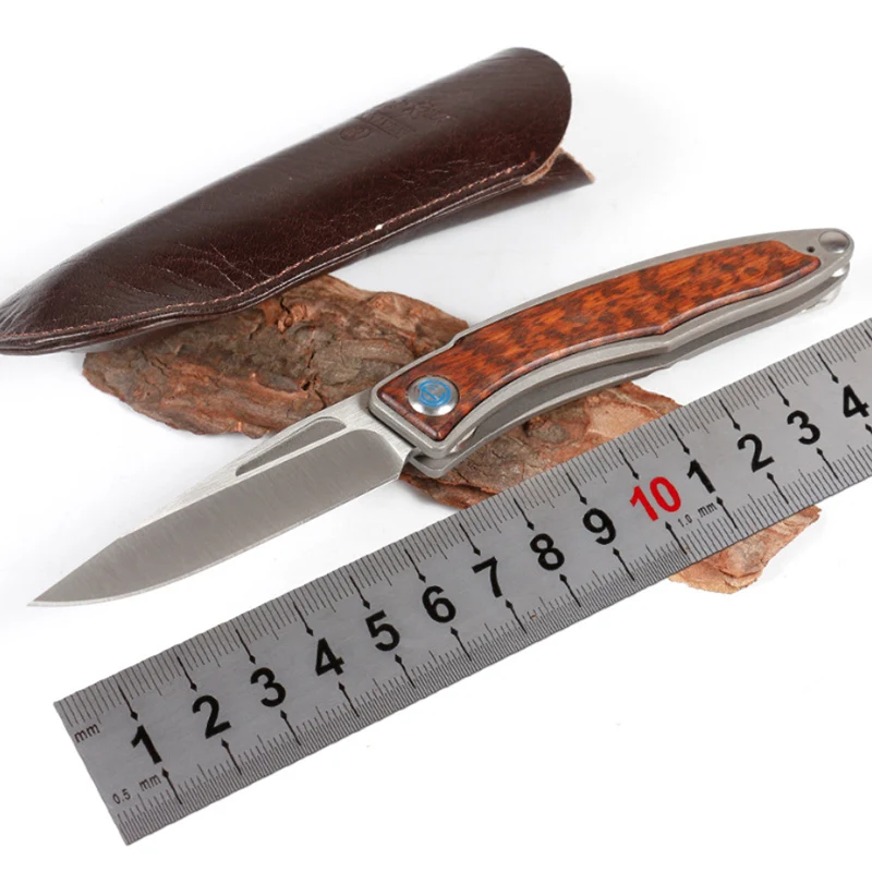 Free shipping Sharp outdoor folding knife wooden handle m390 blade camping tactical knife EDC tool
Free shipping Sharp outdoor folding knife wooden handle m390 blade camping tactical knife EDC tool