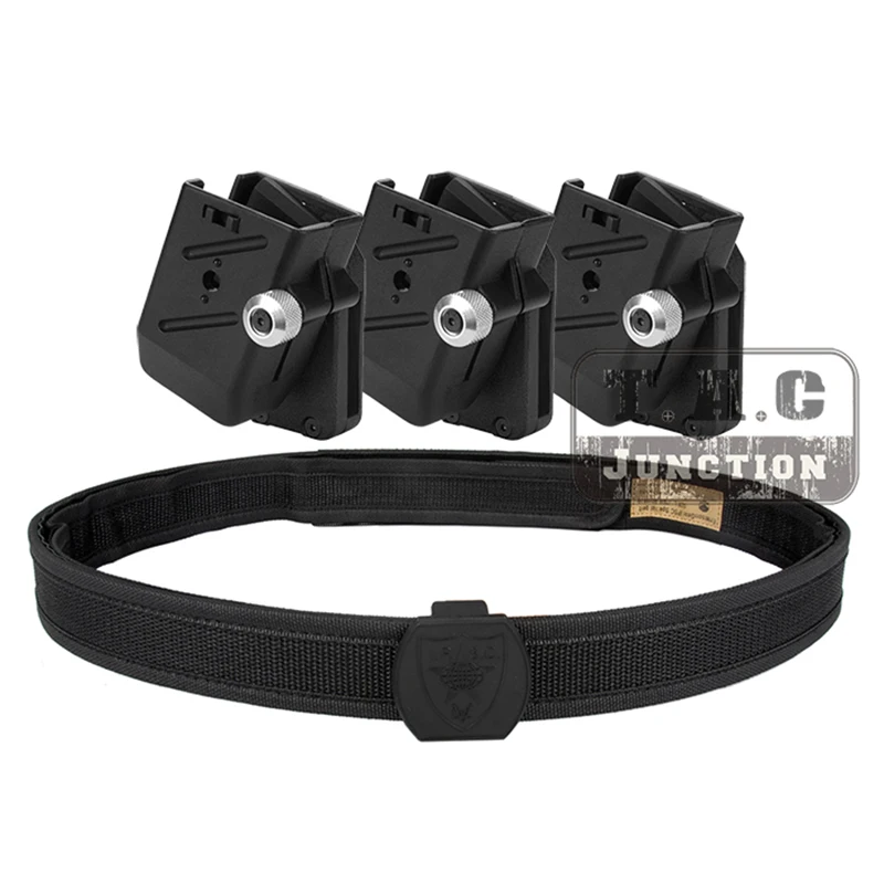 IPSC USPSA IDPA 3x Pistol Magazine Pouch Universal CR Speed Shooter's Pouch + Competition High Speed Shooting Inner & Outer Belt
IPSC USPSA IDPA 3x Pistol Magazine Pouch Universal CR Speed Shooter's Pouch + Competition High Speed Shooting Inner & Outer Belt