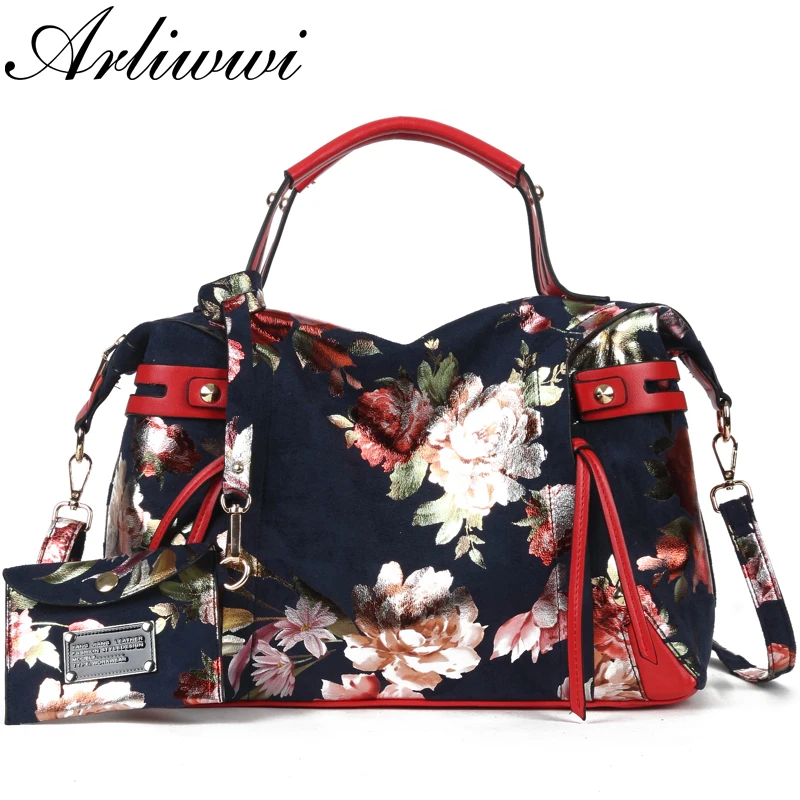 Arliwwi New Female Women Elegant Tote Handbags Synthetic Leather Flowers Shiny Large Cross Body Floral Bags For Lady PY05
Arliwwi New Female Women Elegant Tote Handbags Synthetic Leather Flowers Shiny Large Cross Body Floral Bags For Lady PY05