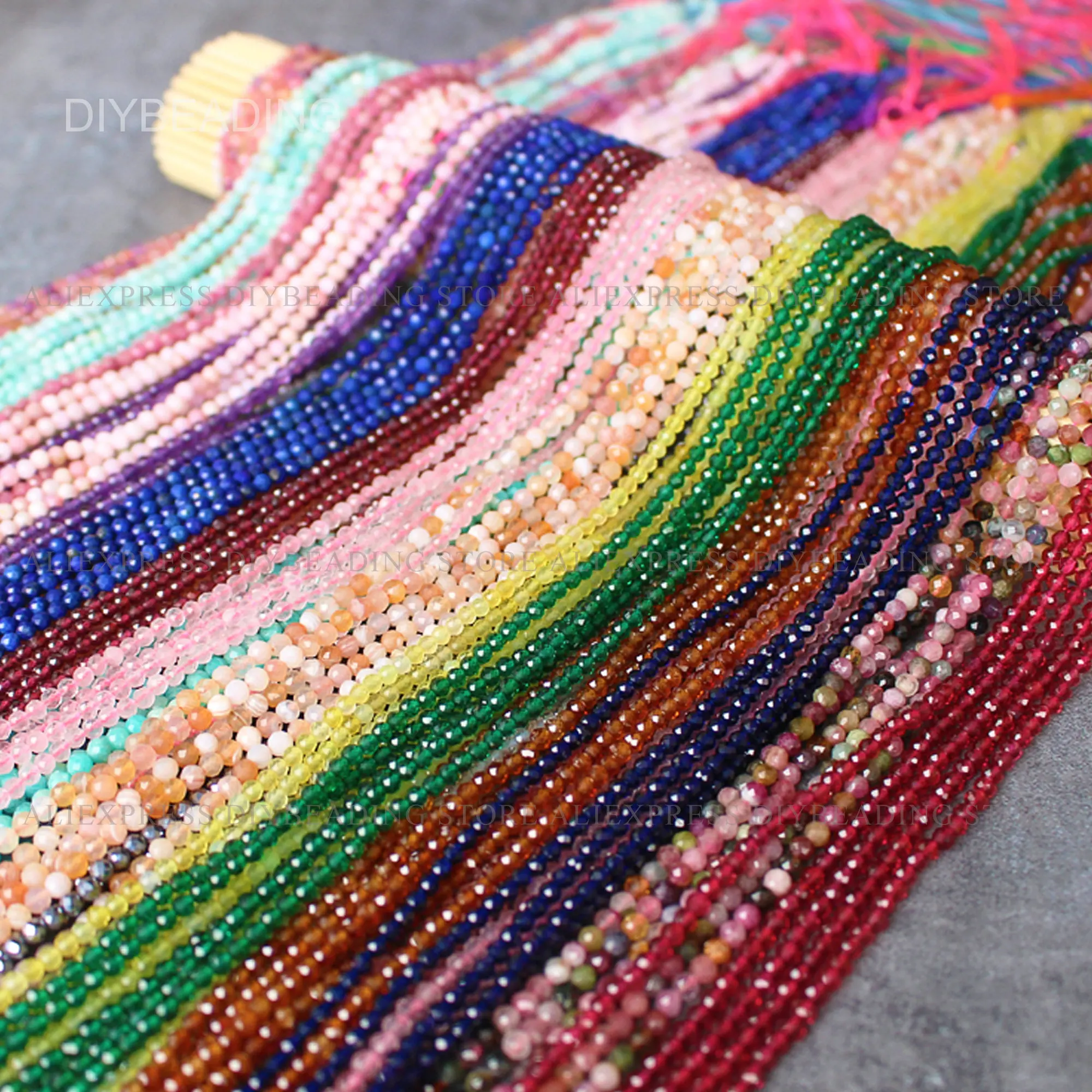 Jewelry Making Natural Stone Beads Wholesale Faceted 2mm Garnet/Lapis/Tourmaline/Amazonite Semi Precious Stones Seed Bead Supply
Jewelry Making Natural Stone Beads Wholesale Faceted 2mm Garnet/Lapis/Tourmaline/Amazonite Semi Precious Stones Seed Bead Supply