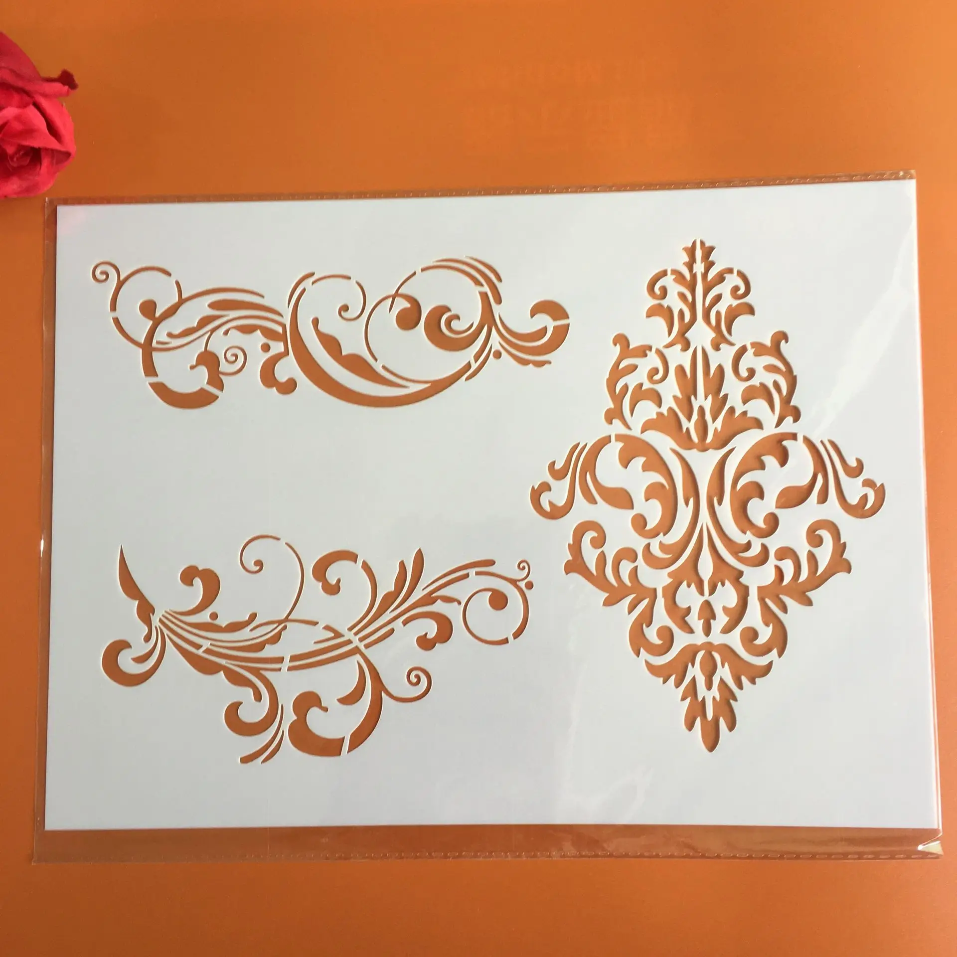 A4 29 * 21cm Rose DIY Stencils Wall Painting Scrapbook Coloring Embossing Album Decorative Paper Card Template,fabric, wall
A4 29 * 21cm Rose DIY Stencils Wall Painting Scrapbook Coloring Embossing Album Decorative Paper Card Template,fabric, wall