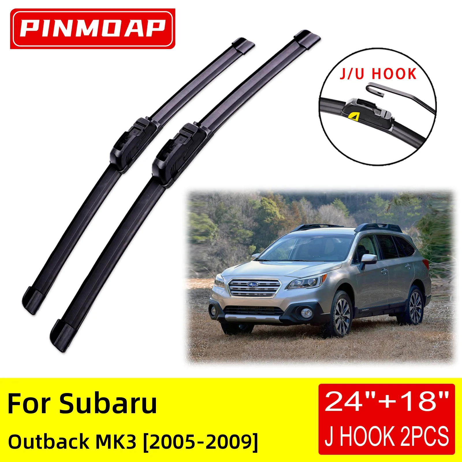 For Subaru Outback MK3 2005 2006 2007 2008 2009 Front Wiper Blades Brushes Cutter Accessories U J Hook
For Subaru Outback MK3 2005 2006 2007 2008 2009 Front Wiper Blades Brushes Cutter Accessories U J Hook