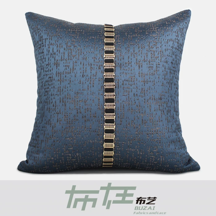Solid Blue Cushion Covers For Living Room Gold Chain Decorative Throw Pillows Sofa Cushions 45x45cm 50x50cm
Solid Blue Cushion Covers For Living Room Gold Chain Decorative Throw Pillows Sofa Cushions 45x45cm 50x50cm