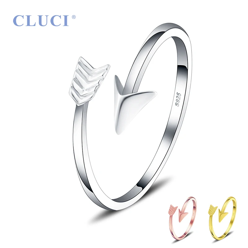 CLUCI 925 Sterling Silver Ring Jewelry Women Rings Silver 925 Zircon Adjustable Open Arrow Shaped Rings for Women DR2002SB
CLUCI 925 Sterling Silver Ring Jewelry Women Rings Silver 925 Zircon Adjustable Open Arrow Shaped Rings for Women DR2002SB