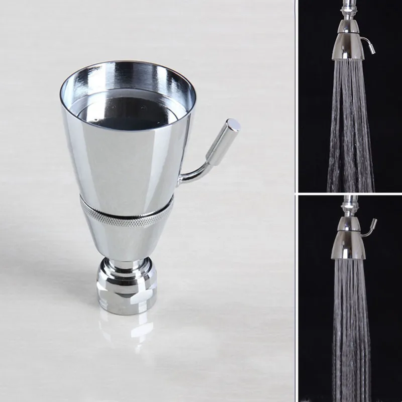1PCS Zine-alloy Trumpet Shower Head Two gear Rotatable Shower Nozzle Pressurized Water-saving Top Sprinkler Bathroom Accessories
1PCS Zine-alloy Trumpet Shower Head Two gear Rotatable Shower Nozzle Pressurized Water-saving Top Sprinkler Bathroom Accessories