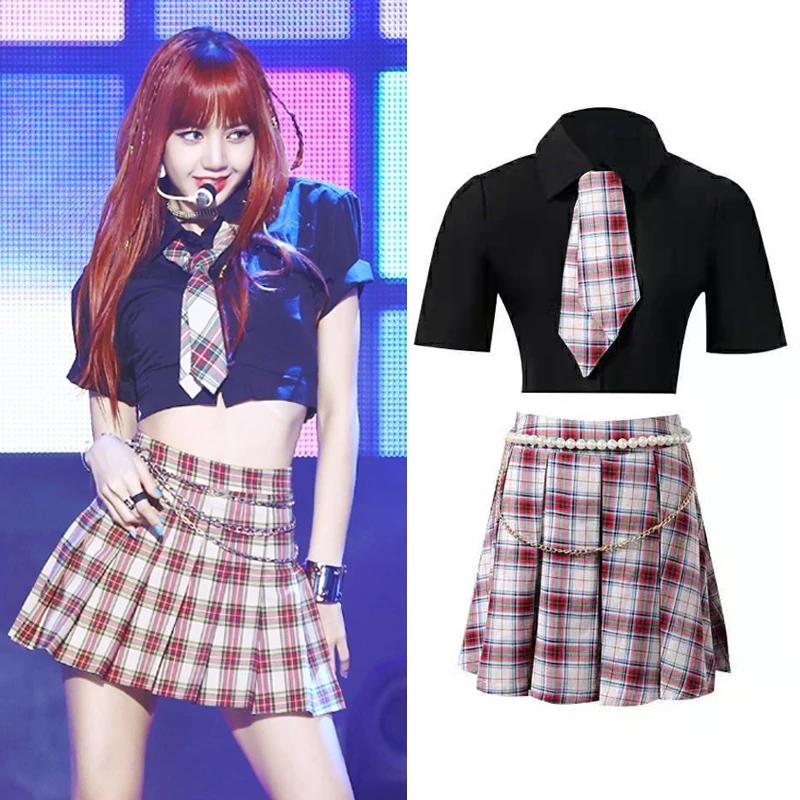 Korean Cheerleader Uniform Women K-pop Outfit Stage Costume Dancer Outfits Hip-Hop Street Dance Clothes Festival Clothing JL3577
Korean Cheerleader Uniform Women K-pop Outfit Stage Costume Dancer Outfits Hip-Hop Street Dance Clothes Festival Clothing JL3577