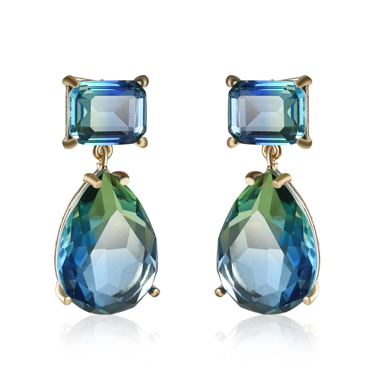 2025 Luxury Blue Green Water Drop Zircon Earrings Fashion Weomen Wedding Jewelry Long Piecered Crystal Stone Earring For Women
2025 Luxury Blue Green Water Drop Zircon Earrings Fashion Weomen Wedding Jewelry Long Piecered Crystal Stone Earring For Women