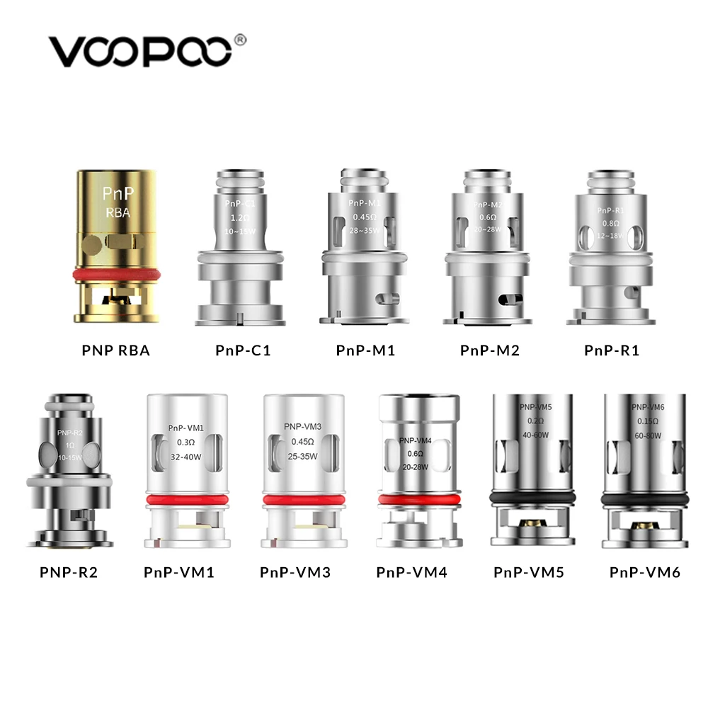 Оригинальная электронная сигарета VOOPOO PNP Coil 0.45ohm PnP-M1 Mesh Coil/PNP-VM5/PnP-VW6 Coil для VINCI X/Drag X/Navi/Argus G/Find S Trio
Оригинальная электронная сигарета VOOPOO PNP Coil 0.45ohm PnP-M1 Mesh Coil/PNP-VM5/PnP-VW6 Coil для VINCI X/Drag X/Navi/Argus G/Find S Trio