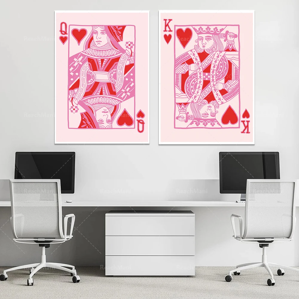 Pink playing cards canvas painting posters and prints wall art bar bar decoration pictures home design bedroom decoration
Pink playing cards canvas painting posters and prints wall art bar bar decoration pictures home design bedroom decoration