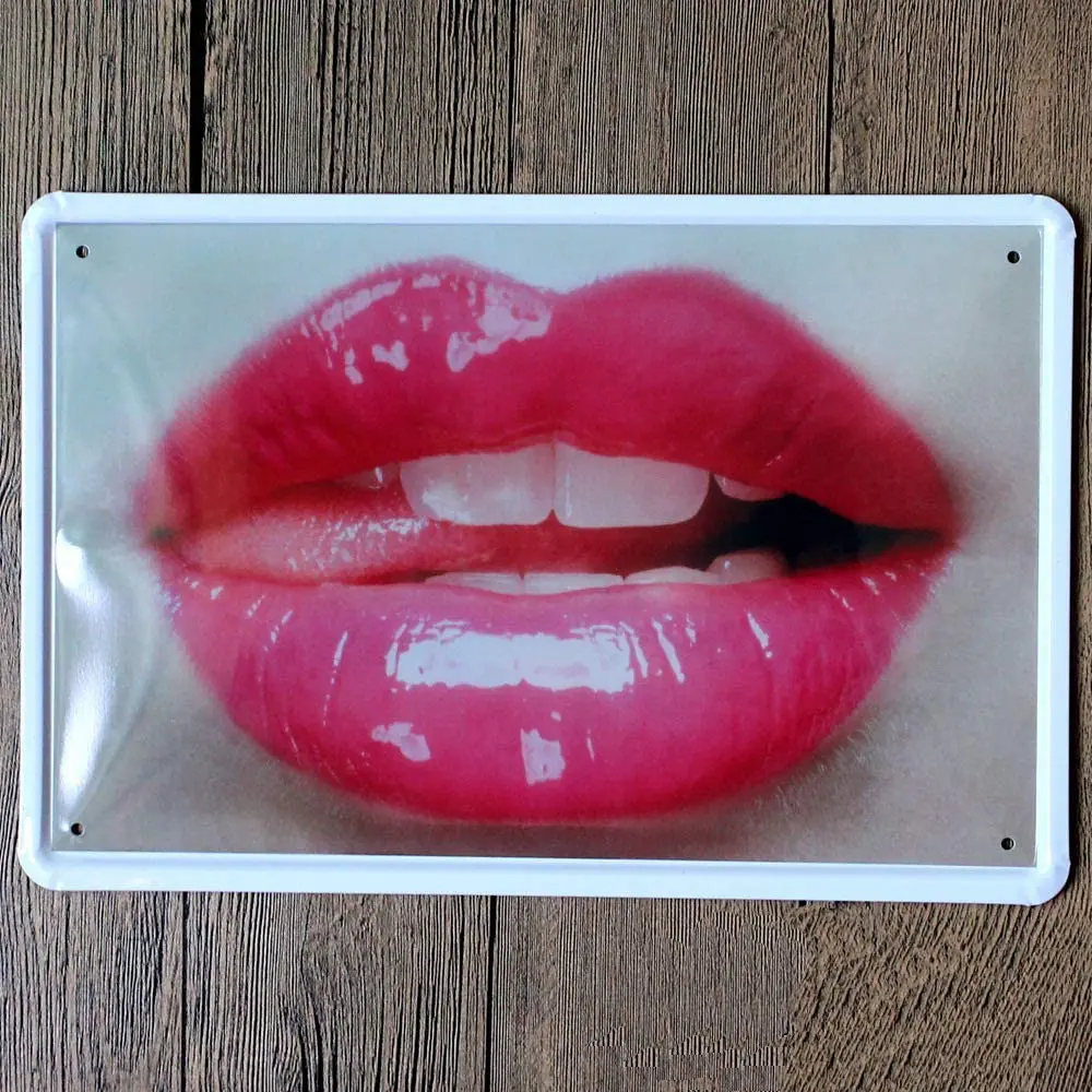 Original Retro Design Sexy Red Lip Tin Metal Signs Wall Art | Thick Tinplate Print Poster Wall Decoration
Original Retro Design Sexy Red Lip Tin Metal Signs Wall Art | Thick Tinplate Print Poster Wall Decoration