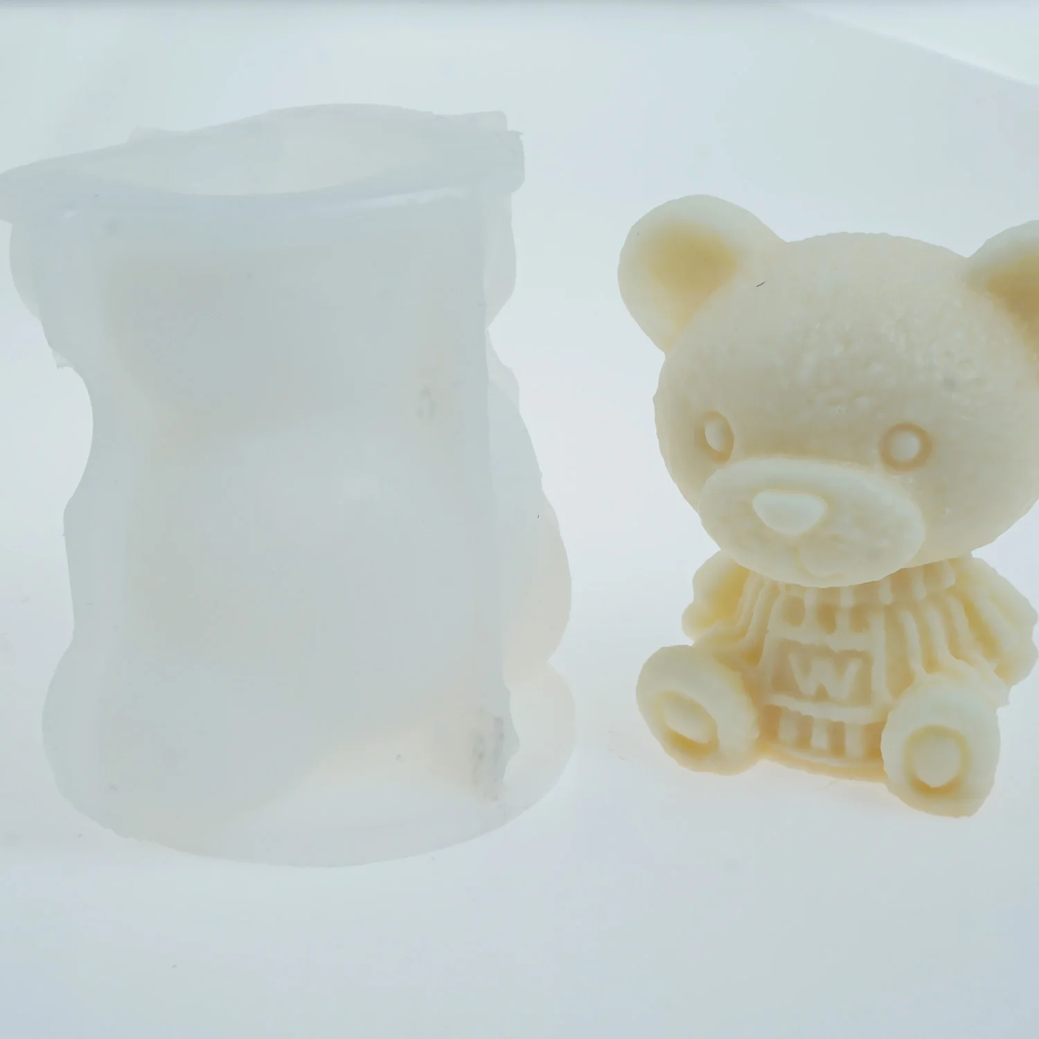 3D Teddy Bear Soap Mold Flexible Silicone Mould Candle Mold,Ice Mold Big Size 10368052
3D Teddy Bear Soap Mold Flexible Silicone Mould Candle Mold,Ice Mold Big Size 10368052