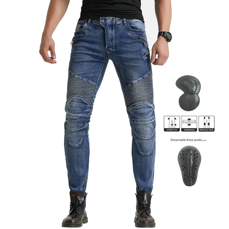 Off-road racing motorcycle folds nostalgic retro motorcycle jeans stretch motorcycle jeans riding pants
Off-road racing motorcycle folds nostalgic retro motorcycle jeans stretch motorcycle jeans riding pants