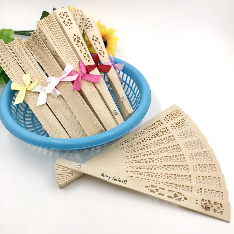 80PCS Wedding Wood Fan With Ribbon Free Silk Screen Printing Text Sandalwood Hand Foldable Fan Party Giveaways For Guest
80PCS Wedding Wood Fan With Ribbon Free Silk Screen Printing Text Sandalwood Hand Foldable Fan Party Giveaways For Guest