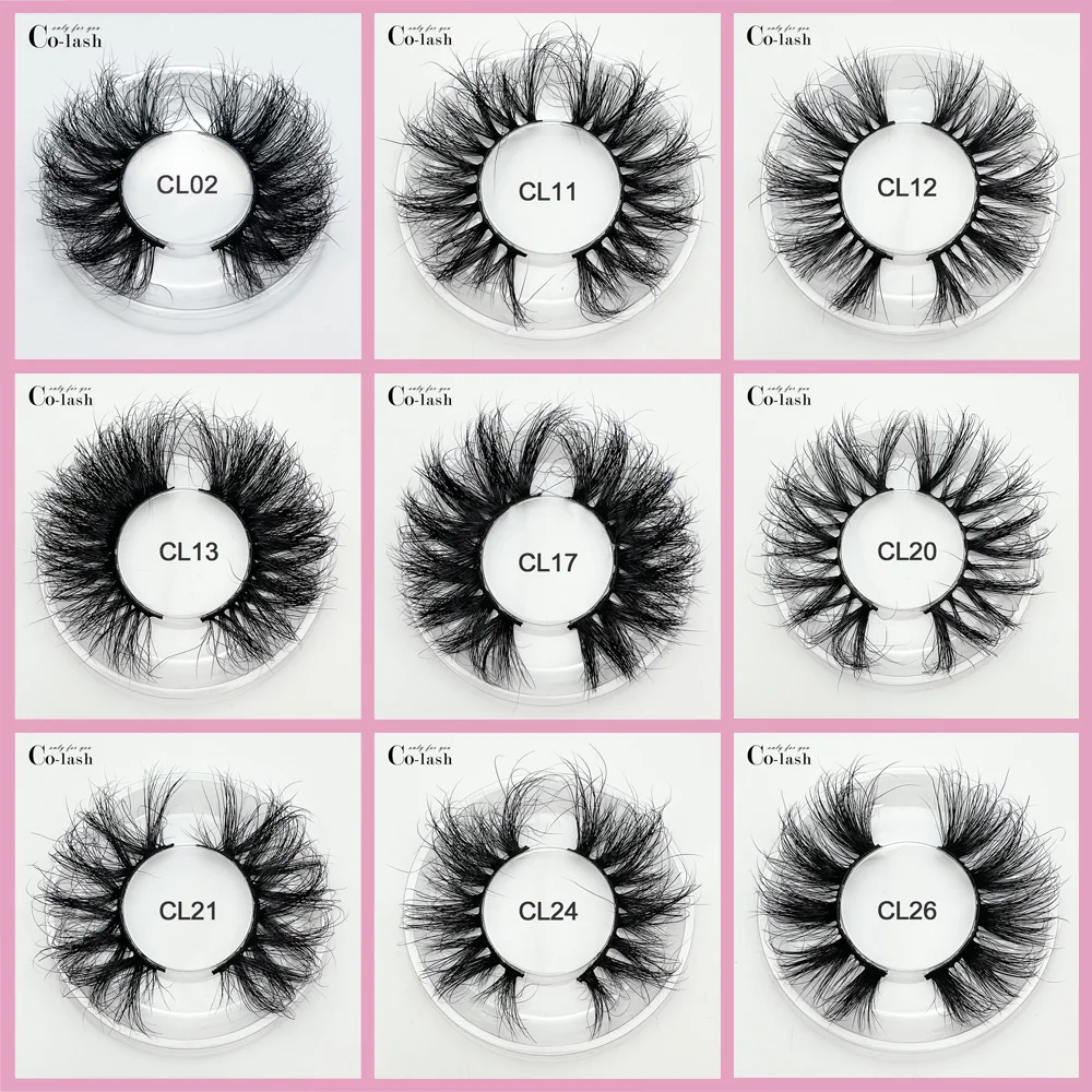 50 Pairs Fluffy Mink Lashes 25mm Super Curly Dramatic 3D Mink Eyelashes Handmade Cruelty Free False Eyelashes with Custom Logo
50 Pairs Fluffy Mink Lashes 25mm Super Curly Dramatic 3D Mink Eyelashes Handmade Cruelty Free False Eyelashes with Custom Logo