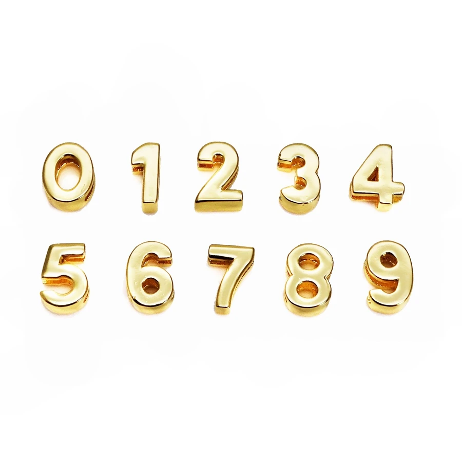 Popular among people selling Arabic numerals beads DIY bracelet necklace Smooth digital pendant accessories
Popular among people selling Arabic numerals beads DIY bracelet necklace Smooth digital pendant accessories