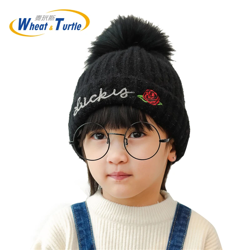 Accessories Hats Caps Unisex Winter Knitted Child Ball Cap Hat Beanies Bonnet Skullies With Faux Fur Pompom
Accessories Hats Caps Unisex Winter Knitted Child Ball Cap Hat Beanies Bonnet Skullies With Faux Fur Pompom