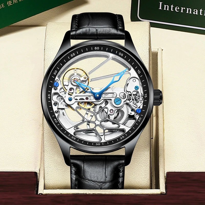 New AILANG brand genuine watch men's automatic mechanical watch tourbillon double-sided hollow fashion classic men's watch
New AILANG brand genuine watch men's automatic mechanical watch tourbillon double-sided hollow fashion classic men's watch