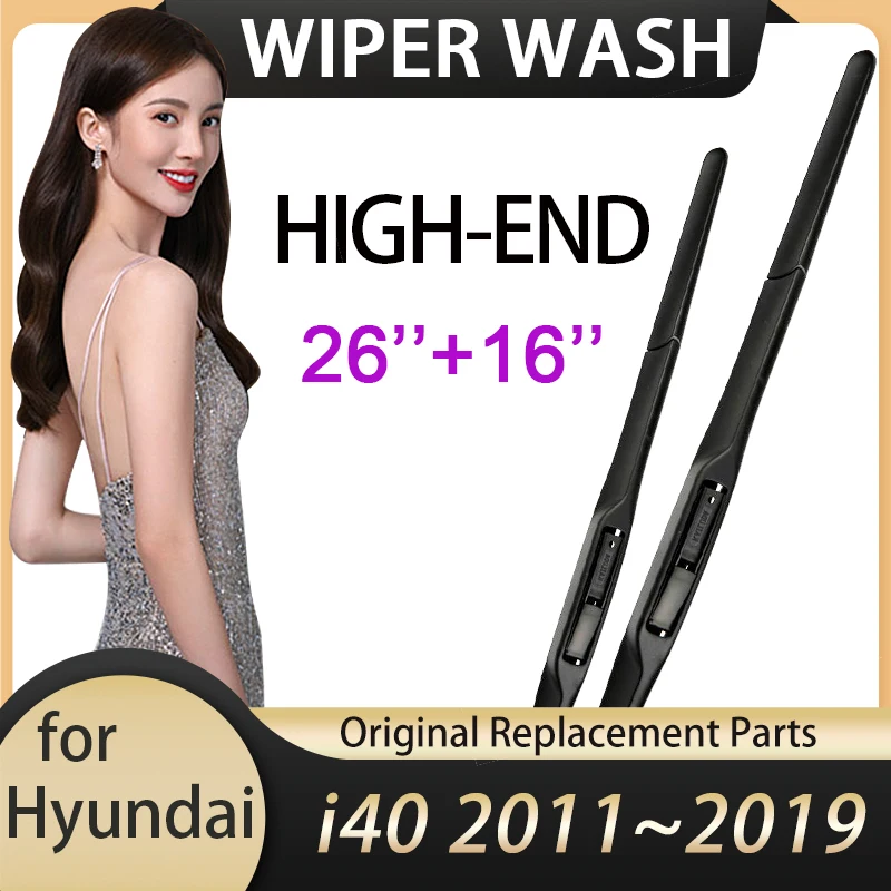 Car Wiper Blade for Hyundai i40 2011~2019 Car Wiper Blade Front Windscreen Windshield Wipers Car Accessories 2012 2013 2014 2015
Car Wiper Blade for Hyundai i40 2011~2019 Car Wiper Blade Front Windscreen Windshield Wipers Car Accessories 2012 2013 2014 2015