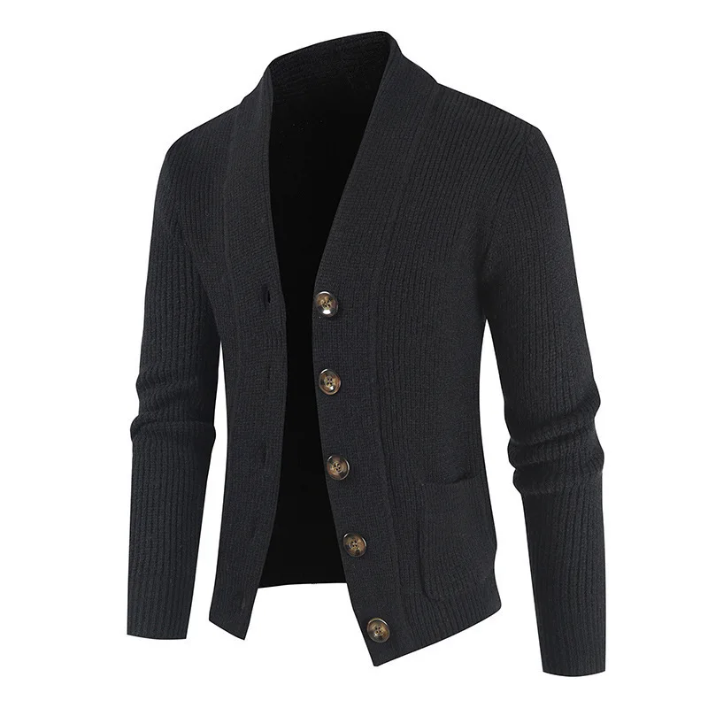 2021 Winter Autumn Men Solid Color Single-Breasted Knitted Sweater Buttons Cardigan Warm Jacket Coat
2021 Winter Autumn Men Solid Color Single-Breasted Knitted Sweater Buttons Cardigan Warm Jacket Coat