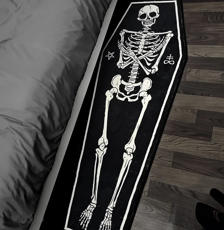 60x160cm Large Gothic Skull Hallowe Xmas Floor Mat Rug Doormat Carpet Bedroom Living Room Outdoor Non-slip Mat Gift Anime
60x160cm Large Gothic Skull Hallowe Xmas Floor Mat Rug Doormat Carpet Bedroom Living Room Outdoor Non-slip Mat Gift Anime